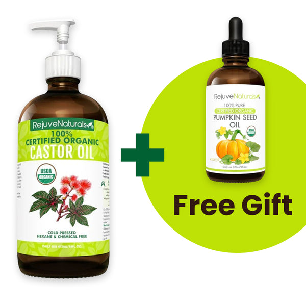 Castor Oil + Free Bottle of Pumpkin Oil