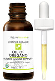 USDA Certified Organic Oil of Oregano - Wild, Mediterranean Oregano Oil. Concentrated Immune Support Drops.