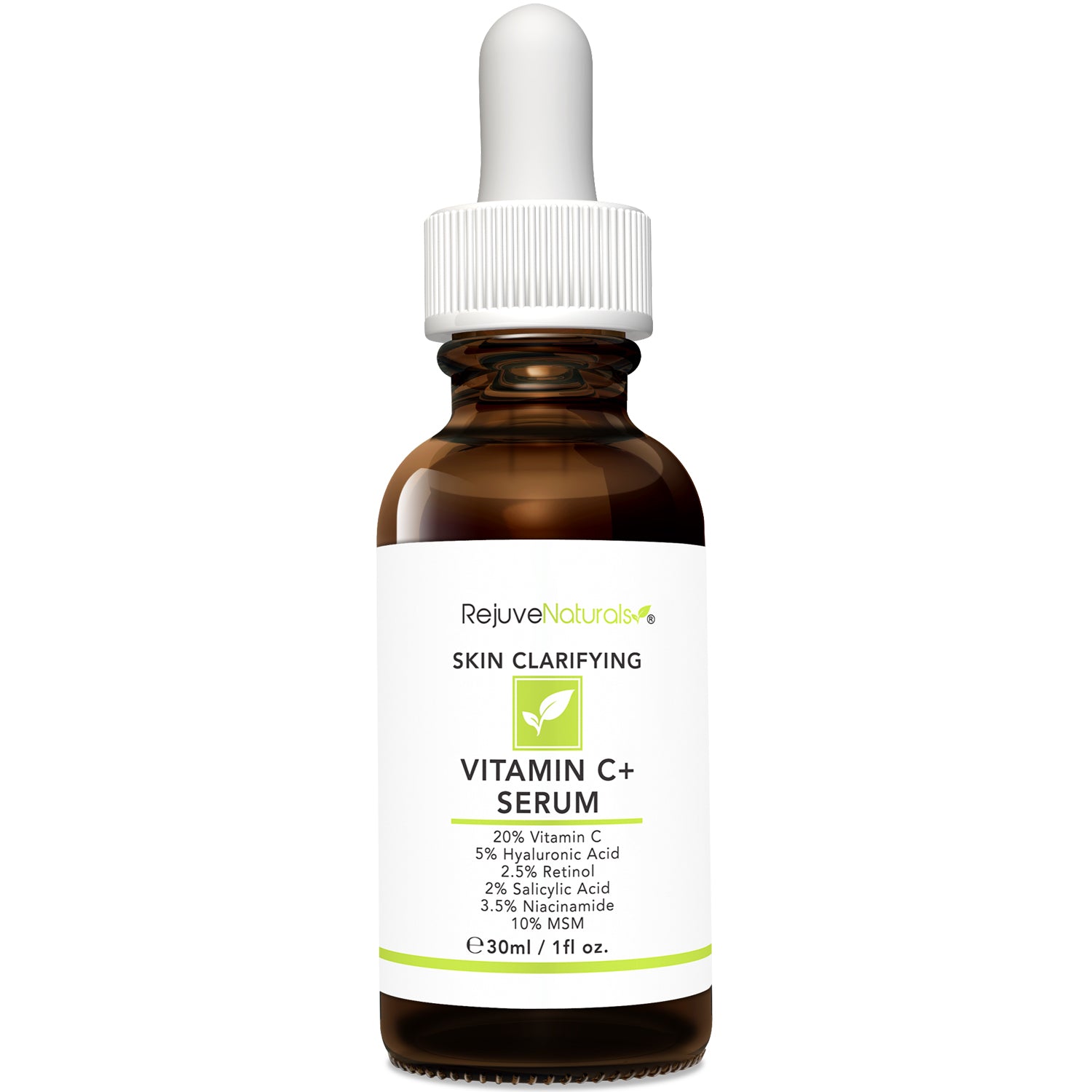 Vitamin C+ Serum Plus 5% Hyaluronic Acid, 2% Retinol, 2% Salicylic Aci ...